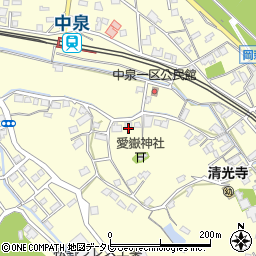 福岡県直方市中泉172周辺の地図