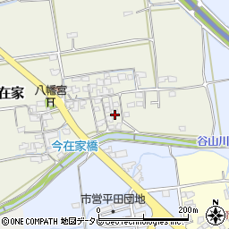 福岡県古賀市今在家23周辺の地図