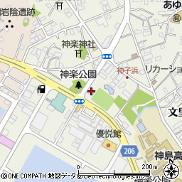 田辺市立　文里いこいの広場管理事務所周辺の地図