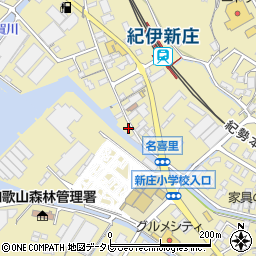 和歌山県田辺市新庄町484-10周辺の地図