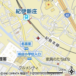和歌山県田辺市新庄町503-1周辺の地図