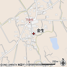 福岡県宮若市金生317周辺の地図