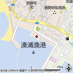 湊浦漁協周辺の地図