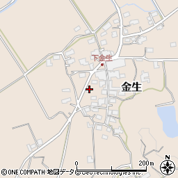 福岡県宮若市金生306-2周辺の地図