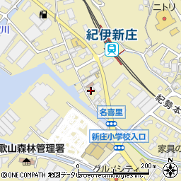 和歌山県田辺市新庄町489周辺の地図