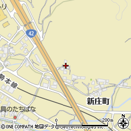 和歌山県田辺市新庄町764周辺の地図
