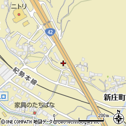 和歌山県田辺市新庄町754周辺の地図