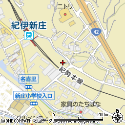 和歌山県田辺市新庄町513周辺の地図