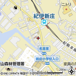 秋喜７号倉庫周辺の地図