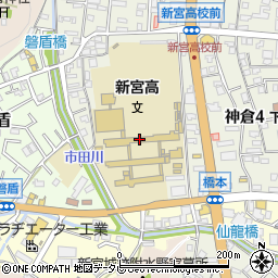 和歌山県立新宮高等学校周辺の地図