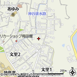 和歌山県田辺市文里2丁目12周辺の地図