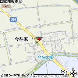 福岡県古賀市今在家127-2周辺の地図