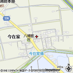 福岡県古賀市今在家72周辺の地図
