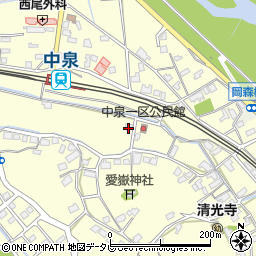 福岡県直方市中泉219-1周辺の地図