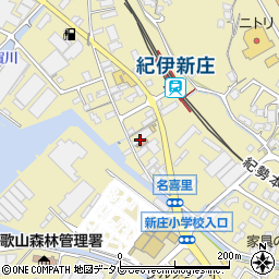 和歌山県田辺市新庄町485-2周辺の地図