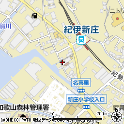 和歌山県田辺市新庄町485周辺の地図