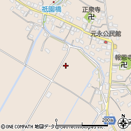 福岡県行橋市元永周辺の地図