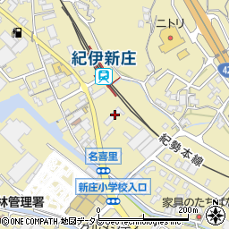 和歌山県田辺市新庄町494-1周辺の地図