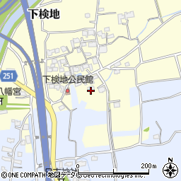 福岡県行橋市下検地812周辺の地図