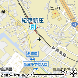 和歌山県田辺市新庄町496周辺の地図