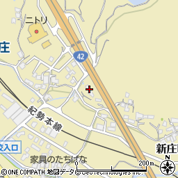 和歌山県田辺市新庄町746-1周辺の地図