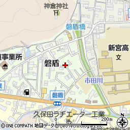和歌山県新宮市磐盾周辺の地図