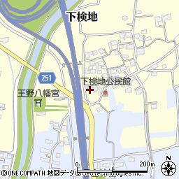 福岡県行橋市下検地467周辺の地図