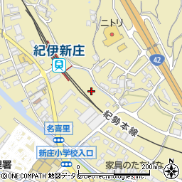 和歌山県田辺市新庄町518周辺の地図