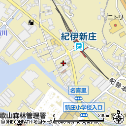 和歌山県田辺市新庄町483周辺の地図