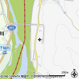 和歌山県田辺市鮎川3113周辺の地図