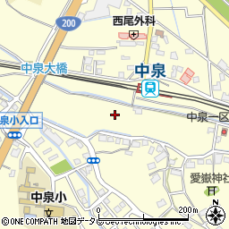 〒822-0011 福岡県直方市中泉の地図