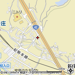 和歌山県田辺市新庄町625周辺の地図