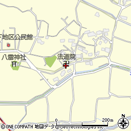 法道院周辺の地図