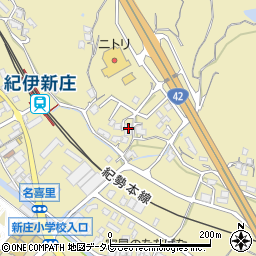 和歌山県田辺市新庄町550周辺の地図