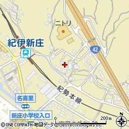 和歌山県田辺市新庄町551周辺の地図