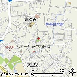 和歌山県田辺市文里2丁目周辺の地図