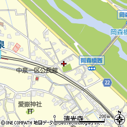 福岡県直方市中泉2158周辺の地図