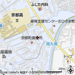 赤とんぼ京築センター周辺の地図