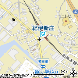 和歌山県田辺市新庄町481-5周辺の地図