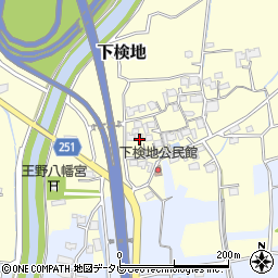 福岡県行橋市下検地468周辺の地図