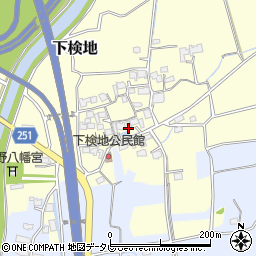 福岡県行橋市下検地578周辺の地図