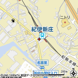 和歌山県田辺市新庄町481-4周辺の地図