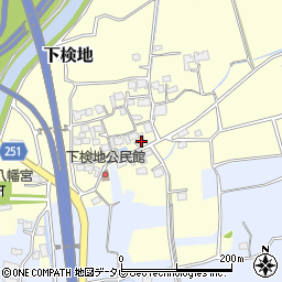 福岡県行橋市下検地577周辺の地図