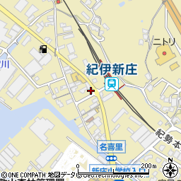和歌山県田辺市新庄町478周辺の地図