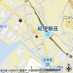 和歌山県田辺市新庄町476周辺の地図