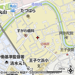 和歌山県新宮市田鶴原町周辺の地図