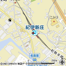和歌山県田辺市新庄町408周辺の地図