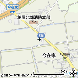 福岡県古賀市今在家155周辺の地図