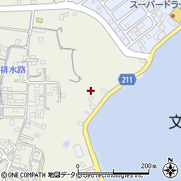 文里港線周辺の地図