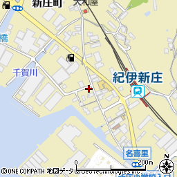和歌山県田辺市新庄町437周辺の地図